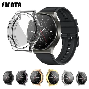 Чехол для часов FIFATA, ТПУ, для Huawei Watch GT 2 Pro, полноэкранный защитный чехол