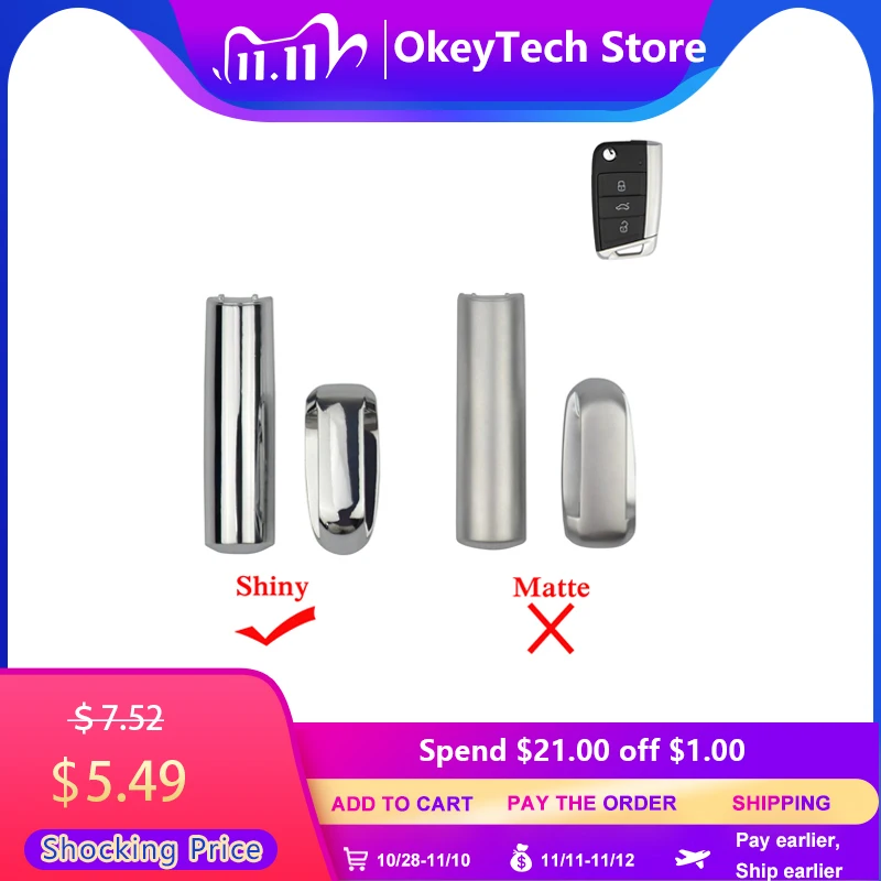 OkeyTech боковой металлической части для VW Golf 7 GTI MK7 Skoda Octavia A7 Flip Складной запасной