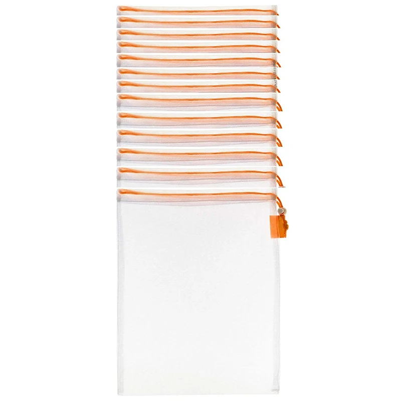 

New Toy Storage & Organization Mesh Bags Set of 15, Fits to Playroom Organization Game Pieces, Toy Sets, Small Toys, Dolls