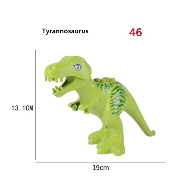 Конструктор сделай сам большого размера качели динозавры фигурки животных