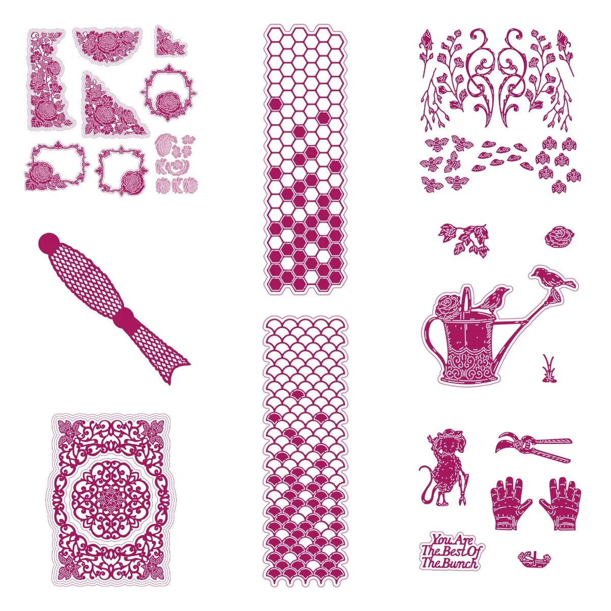 

Carnation Crafts Coastal Currents Collection New Metal Cutting Dies Scrapbook Diary Decoration Embossing Template Diy Gift 2021