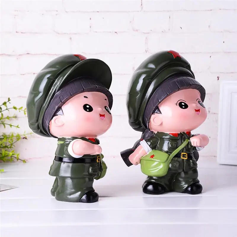 Милая кукольная Копилка из смолы для мальчиков банка денег креативный контейнер