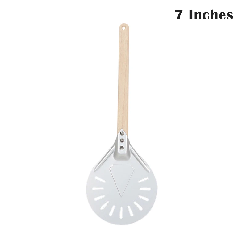 

Perforated Pizza Peel 7/8/9" Pizza Turning Peel for Homemade Pizza Bread Bakers HK3