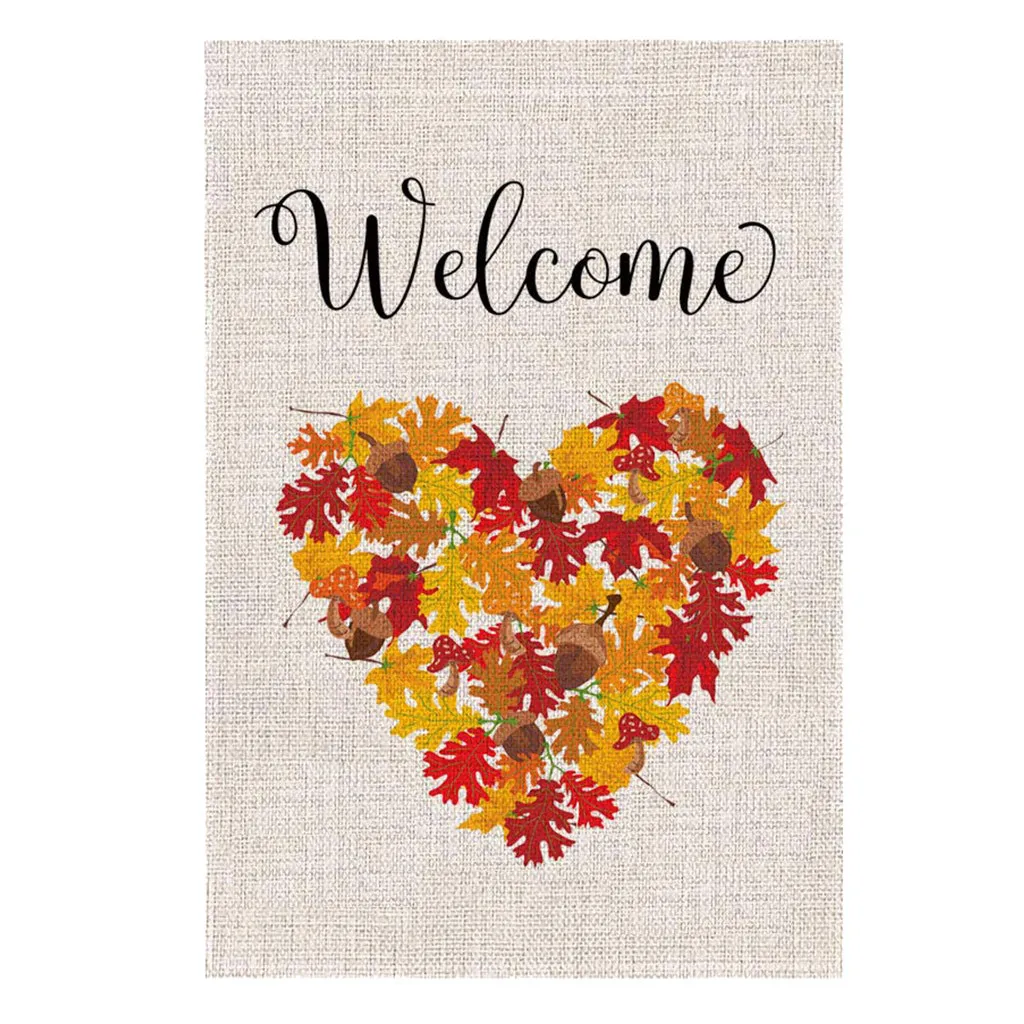 Любовь в День благодарения урожая садовый баннер оформление дома 30x45cm лидер