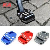 motorcycle accessories side stand enlarger plate kickstand enlarge extension pad support for sym cruisym300 gts300 joymaxz300