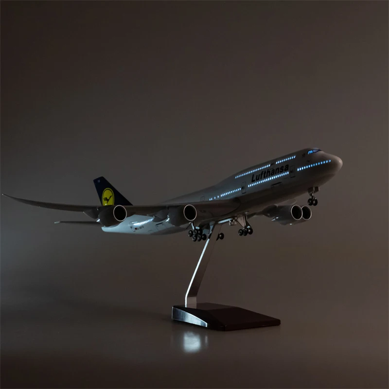 47 см 1/160 Самолет Авиакомпания Lufthansa B747 8 747 гражданского модель авиалайнера