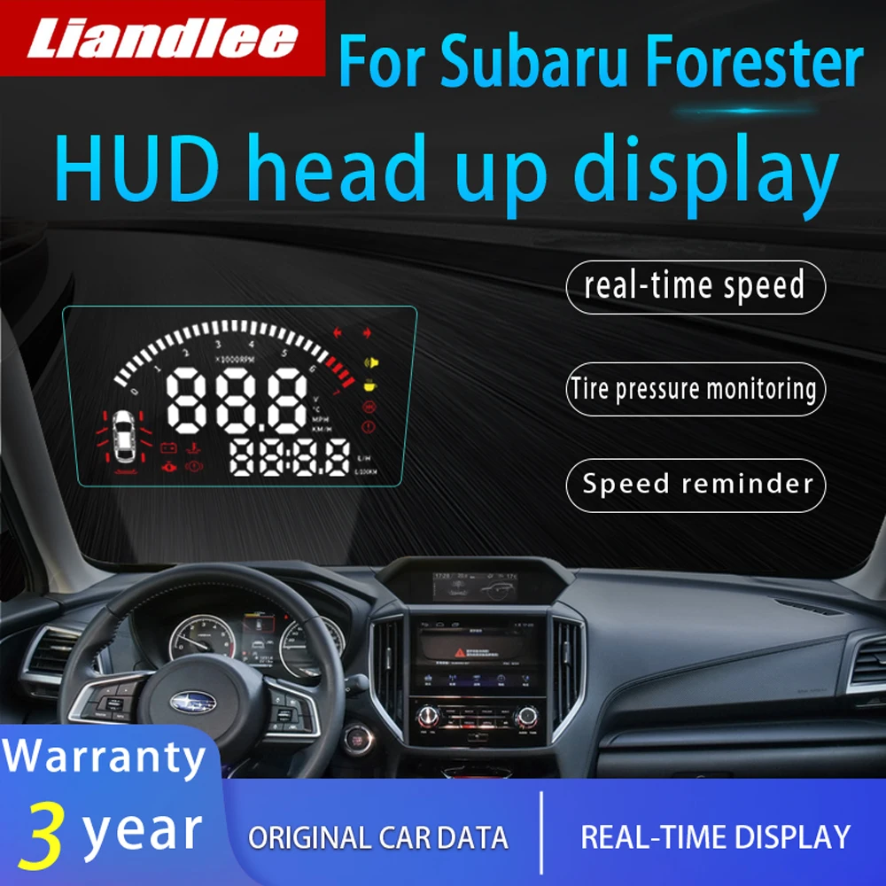 Liandlee для Subaru Forester~ безопасный экран для вождения полнофункциональный OBD Автомобильный HUD Дисплей проектор лобовое стекло
