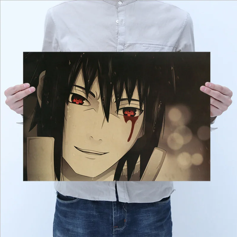 N7 Уютный момент аниме мультфильм Узумаки постер Naruto Винтаж крафт бумага комиксы Наруто живопись Бар Детская комната Декор 50*35 см - Цвет: N7