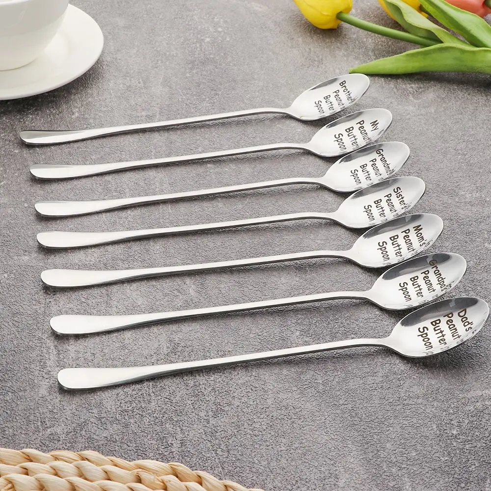 

Ложка для кофе с гравировкой на годовщину, с надписью