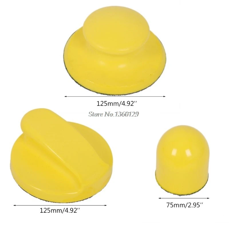 

70mm 125mm Sanding Disc Holder Sandpaper Backing Polishing Pad Hand Grinding Block Tools Whosale&Dropship