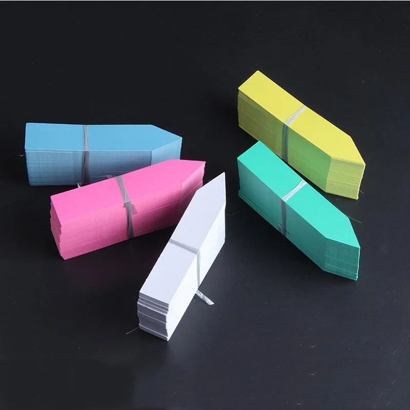 100 шт пластиковые этикетки для семян растений горшок маркер питомник сад Кола 10x2