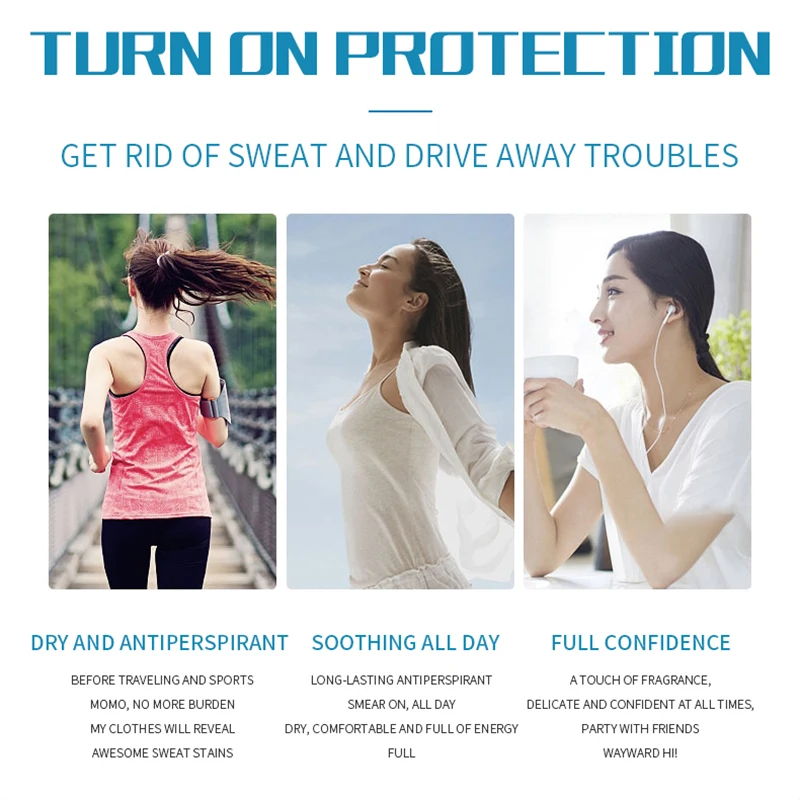 

Antiperspirant Ball Moisturizing Antiperspirants Body Antiperspirant Odor Armpit Odor Lasting Ball Anti Sweat Deodorant Odor