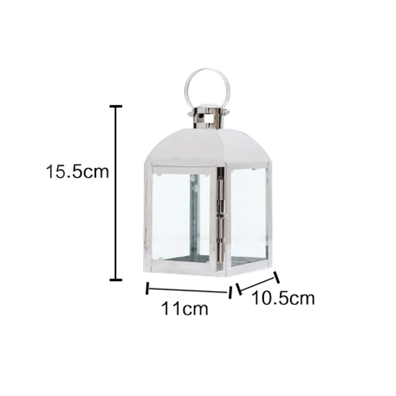 S Stainless steel Подсвечник из нержавеющей стали, розовое золото, Европейский подсвечник, стеклянный подсвечник, романтичный подсвечник, украшение - Цвет: S Stainless steel