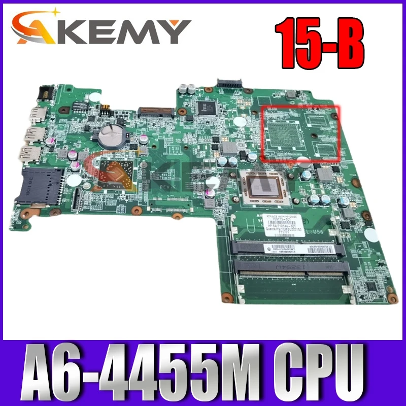 

Материнская плата для ноутбука HP Pavilion 15-B, 709174-501, 709174-001, DA0U56MB6E0, A6-4455M, 100%, полностью протестирована