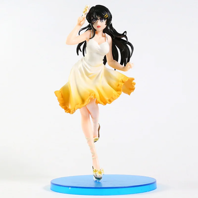 

Rascal Does Not Dream of Bunny Girl Senpai Sakurajima Mai Summer Dress Ver. PVC Figure Collectible Model Doll