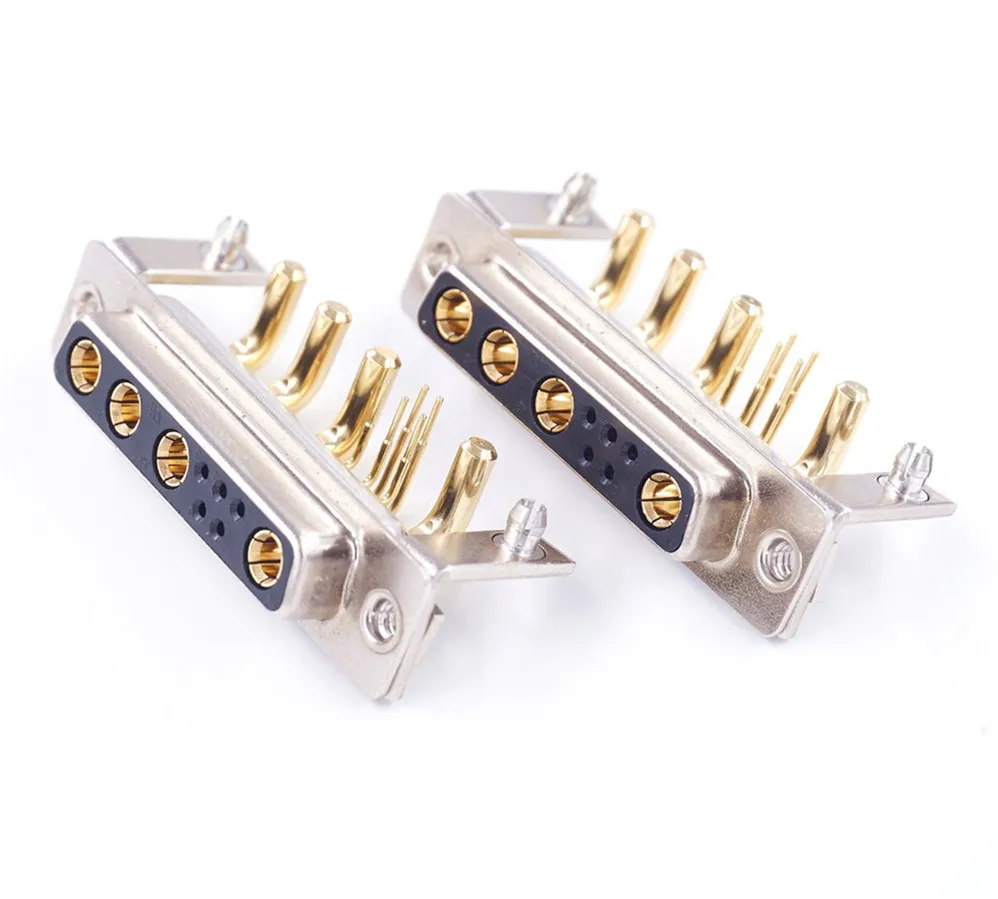 2 шт. Высокая мощность 30A 9W4 разъем D-Sub Combo сосуд разъемы внутренние сигналы 5 + 4