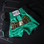 Шорты для кикбоксинга Muay Thai, Мужские дышащие женские мужские тренировочные брюки, шорты для ММА, Детские тренировочные брюки для фитнеса, кикбоксинга
