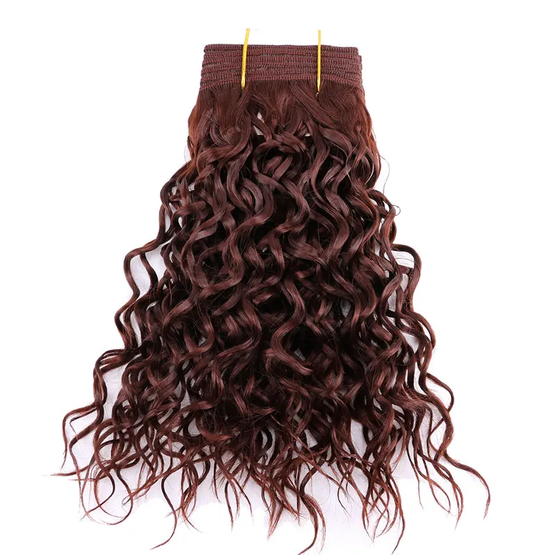 #33 FSRHAIR цвет 613 волна воды волос Ткачество синтетические волосы для наращивания 100 грамм/шт - Цвет: #33