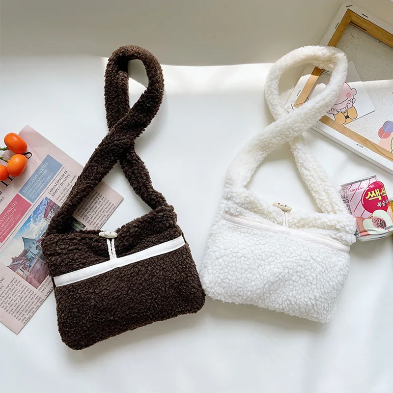 

Kids Mini Bag Cute Little Girl Lamb Coin Pouch Kawaii Baby Purses and Handbags Children Crossbody Bags