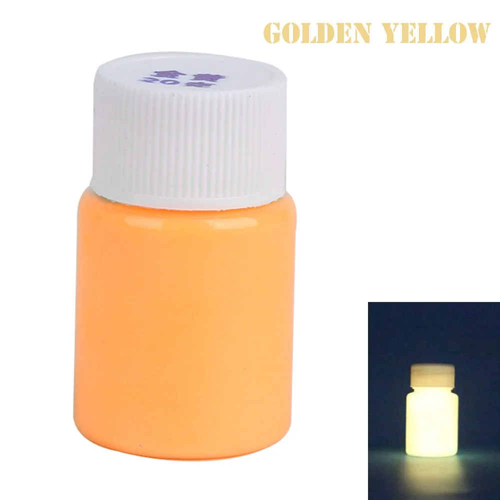 

Fluorescent Night Running Body Luminous Paint Glow in the Dark Acrylic Luminous Paint Bright Pigment DIY Luminous Nail Tools
