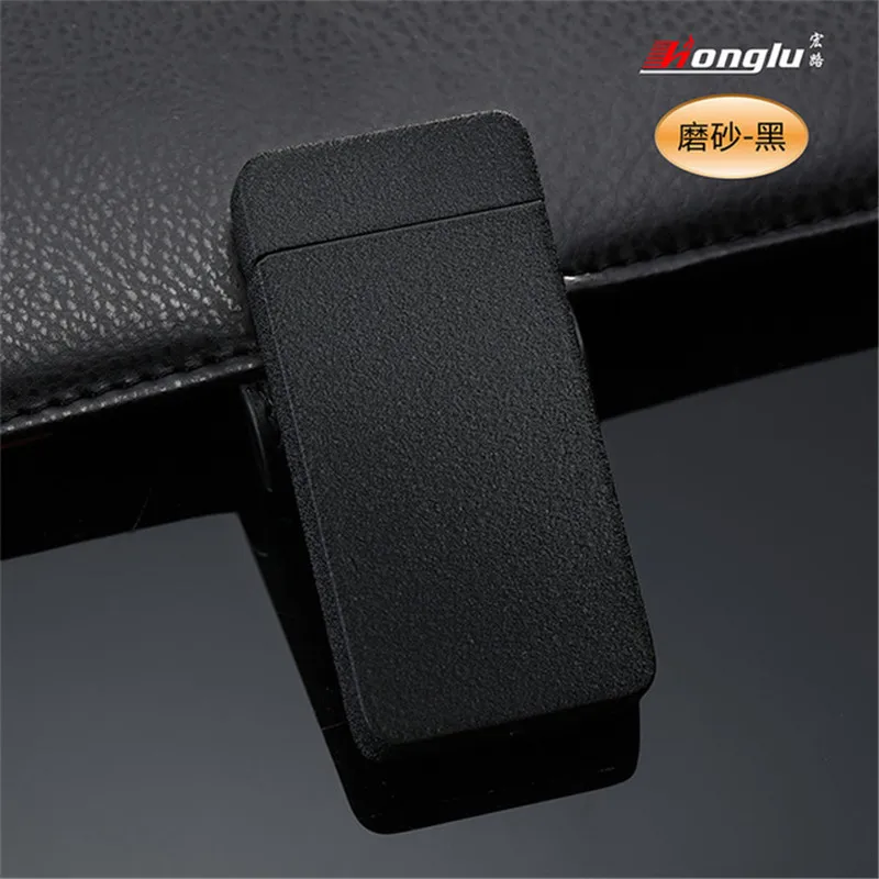 Новая Металлическая двойная дуговая usb зарядка Зажигалка импульсная ветрозащитная электрическая сигарета зажигалка для сигар беспламенная перезаряжаемая Зажигалка плазменная - Цвет: 11