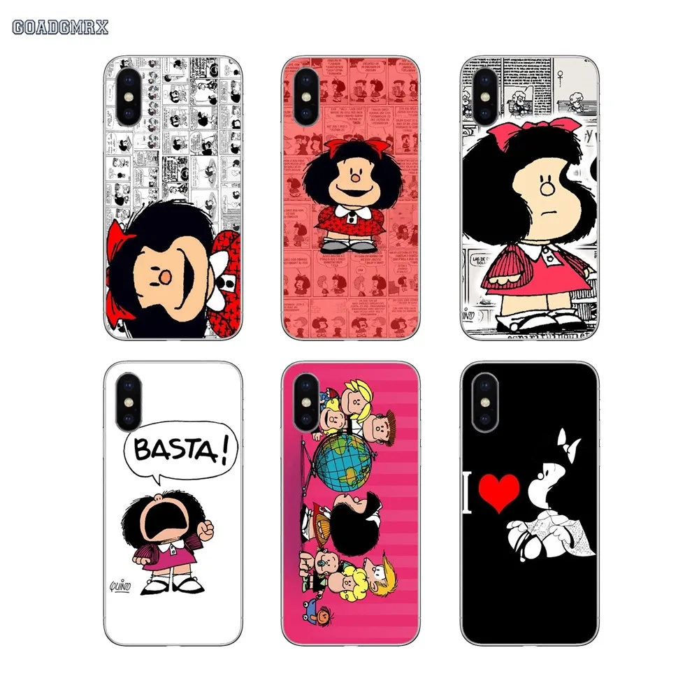 For Huawei P Smart 2019 G7 G8 P7 P8 P10 Plus P20 P30 Pro P9 Lite Mini 2017 Transparent Soft TPU Case Mafalda Phone Silicone | Мобильные