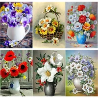 new 5d diy diamond painting landscape cross stitch flower diamond embroidery full square round drill crafts art home decor gift