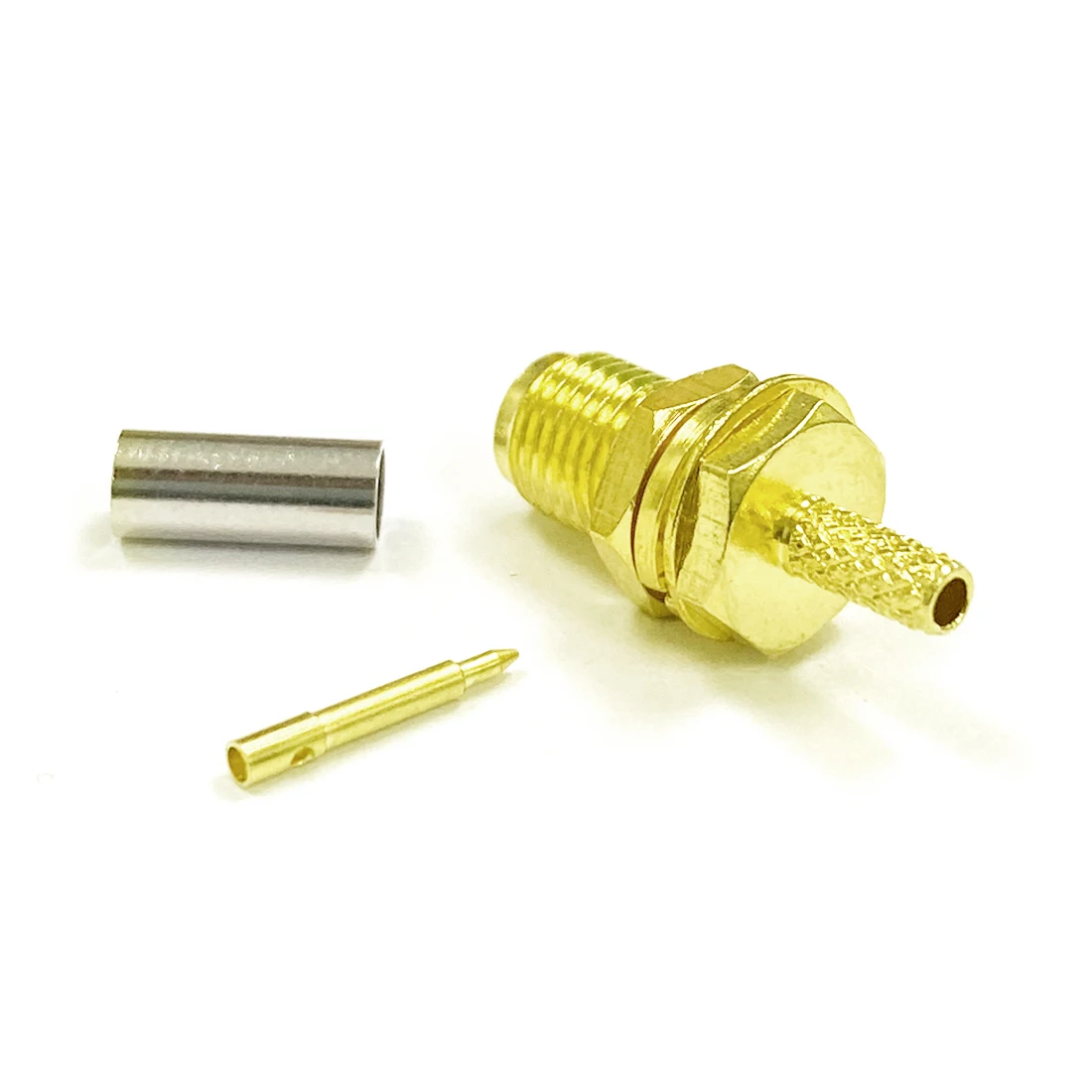 1 шт. обратный RP SMA со штекера на гнездо Гайка Мужской pin RF коаксиальный разъем