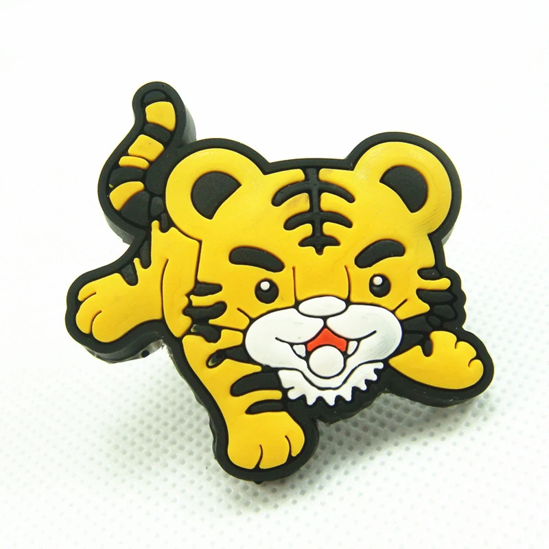 Tiger 1х мультяшная детская ручка ящика для шкафа, детская ручка для шкафа, детская ручка для шкафа, ручки для детского сада и ручки для обуви - Цвет: Tiger