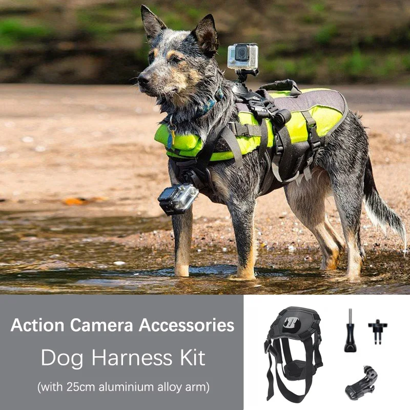 TUYU Dog Harness Chest Strap for GoPro Hero 8 7 5 Session SJCAM SJ4000 Yi 4K H9 DJI Insta360 Action Camera Go Pro Accessory