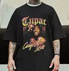 Новинка 2022, потрясающие футболки с принтом Tupac 2pac Rap, Мужская футболка с круглым вырезом и короткими рукавами Playboi Carti, Высококачественная Мужская футболка в стиле хип-хоп, хлопковая футболка