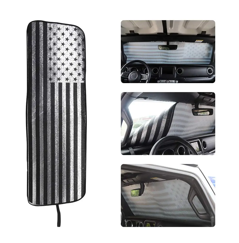 SHINEKA Защита от солнца на лобовое стекло для Jeep Wrangler JL JLU аксессуары солнцезащитный козырек боковой тепловой щит солнцезащитный козырек коврик 2 4 двери