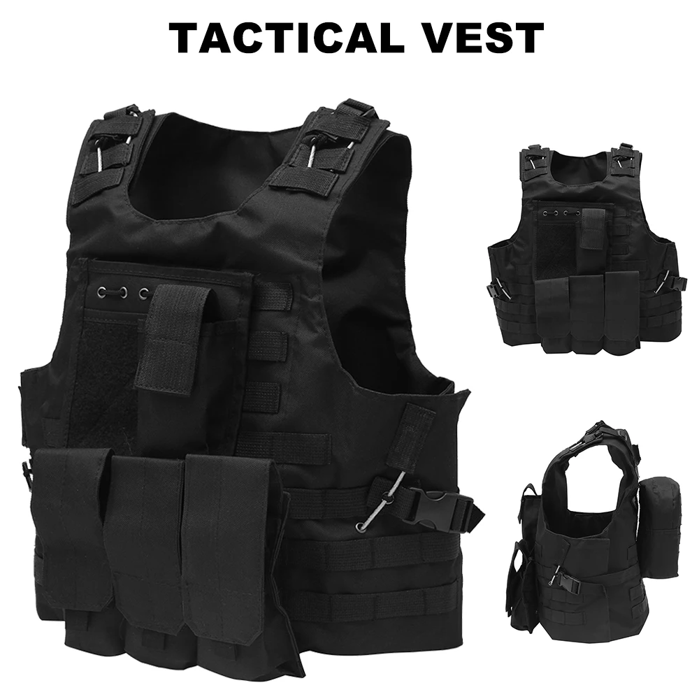 

1 Pc Adjustable Tactical Vest Outdoor Hunting Clothing Amphibious Lightweight Vests for Jungle,live CS,shooting Training,airsoft