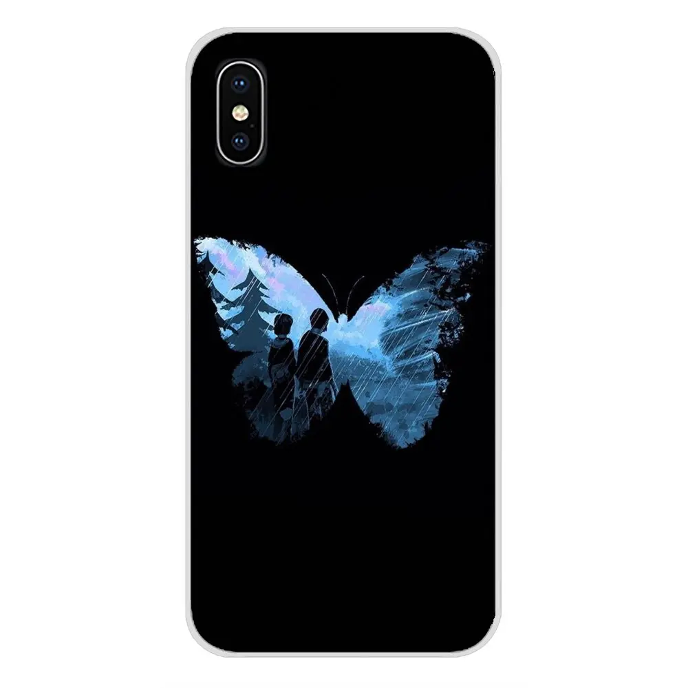 Прозрачный чехол из ТПУ со странной бабочкой для Huawei G7 G8 P8 P9 P10 P20 P30 Lite Mini Pro P Smart Plus