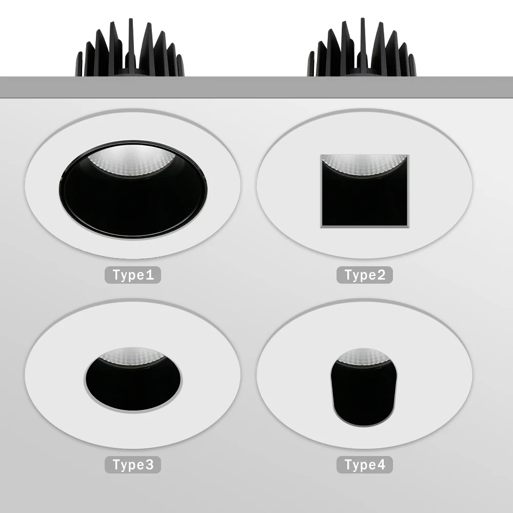 Светодиодный светильник с регулируемой яркостью Встраиваемый светодиодный