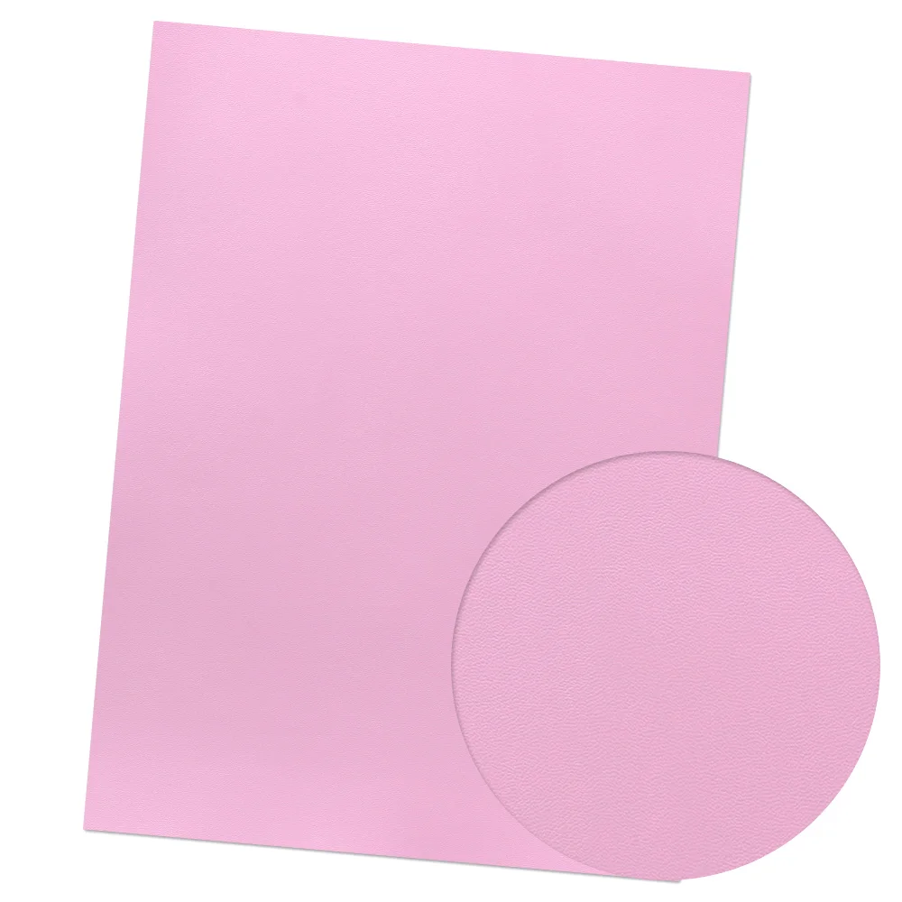 pink 1mm 22*30 см сплошной цвет из искусственной кожи Ткань DIY сумки материалы для изготовления кукол Свадебная вечеринка Декоративная Одежда Швейные аксессуары - Цвет: pink 1mm