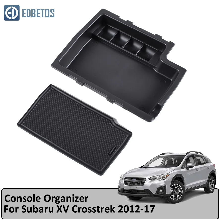 Центральная консоль Органайзер лоток для Subaru Xv Crosstrek 2012- подлокотник вторичный бардачок Crosstrek аксессуары Containe - Название цвета: AB043