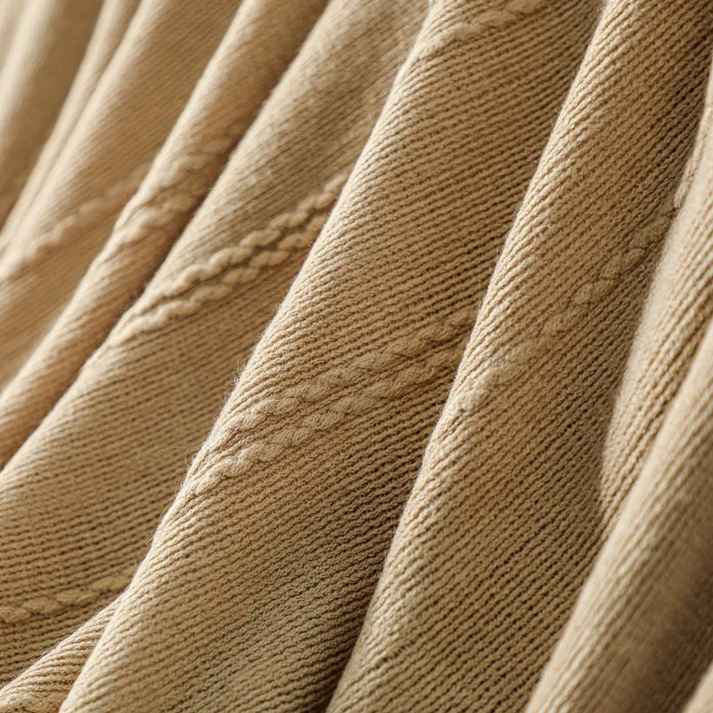 

Popular Sofa Blanket Cover Blanket for Bed End Knitting Fine Stripe Blanket Air Conditioning Blanket Tassel Nap Blanket Throw