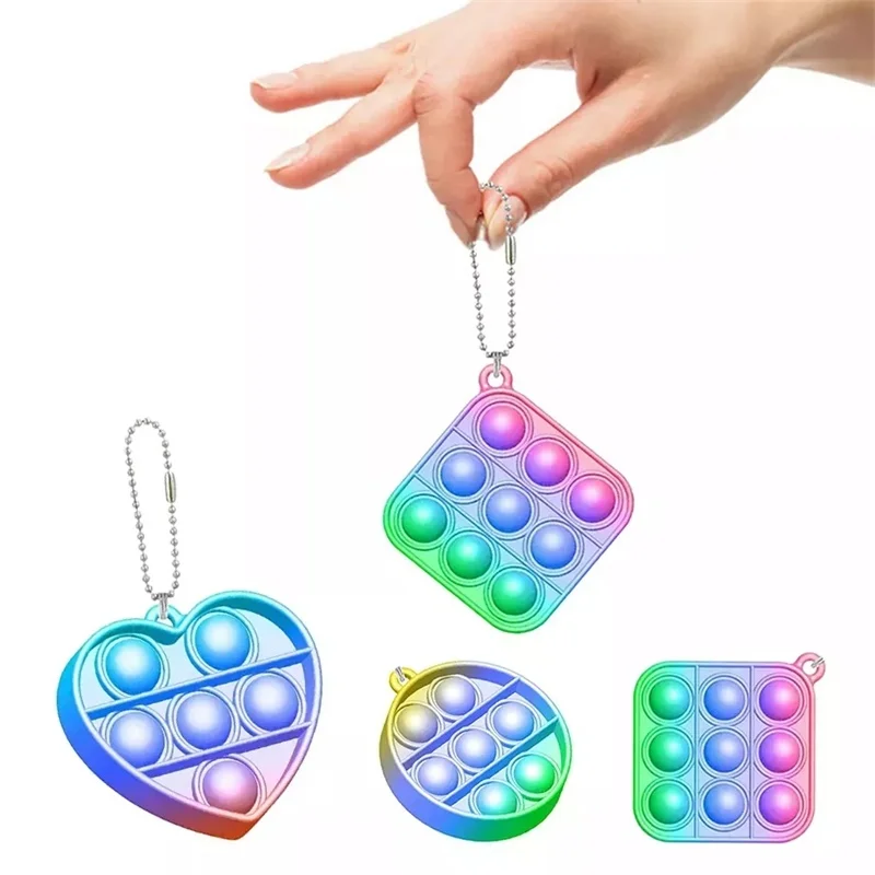 Murah Mainan Fidget Mainan Lesung Pipi Sederhana, Mainan Sensorik Remas, Mainan Pereda Stres Silikon, Autisme Kebutuhan Khusus Pereda Stres Anak-anak Dewasa