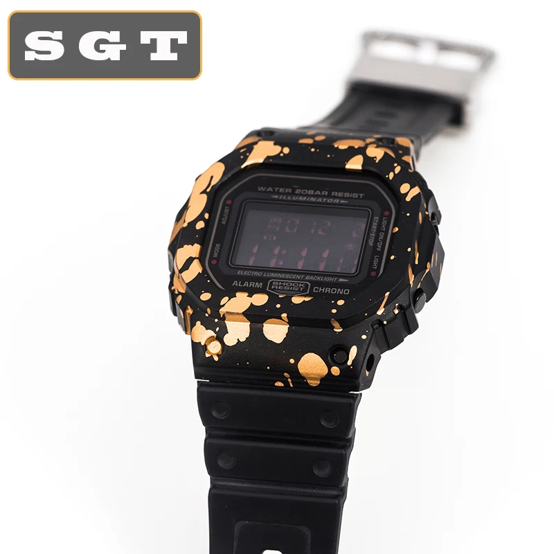 Корпус для часов из алюминиевого сплава камуфляжная рамка DW5600 GW M5610 спортивные