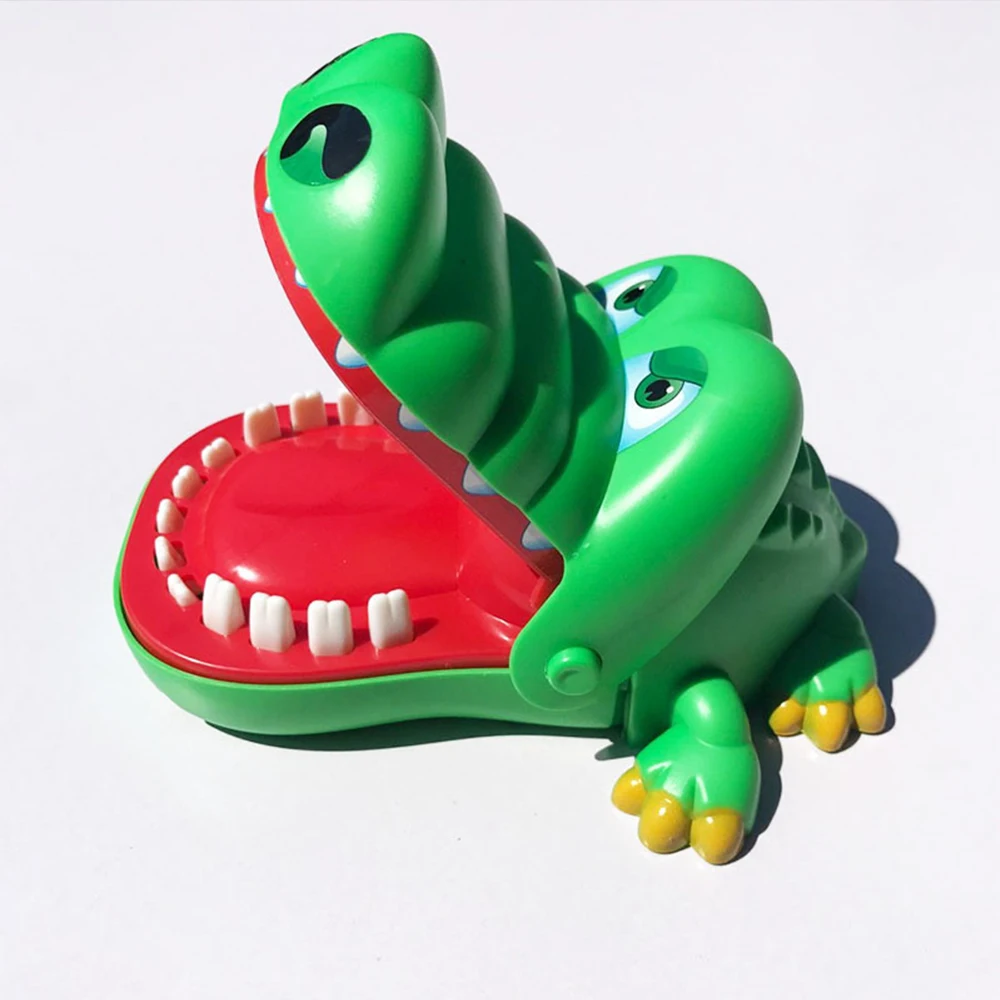 Игрушка для кусания крокодила большой размер Забавный рот дантист игры пальцев