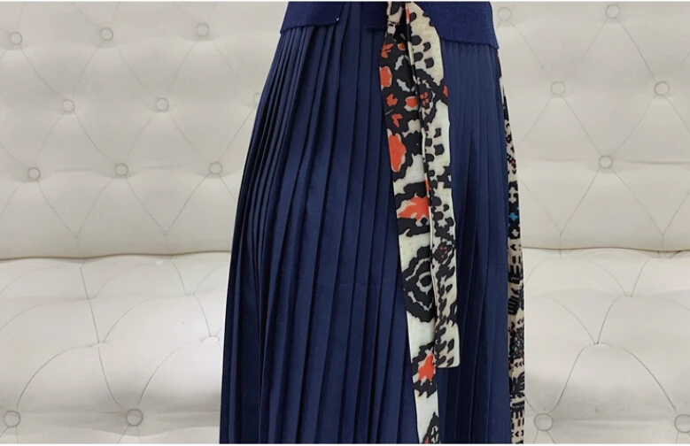 Женское платье свитер SMTHMA Элегантное трикотажное с длинным рукавом