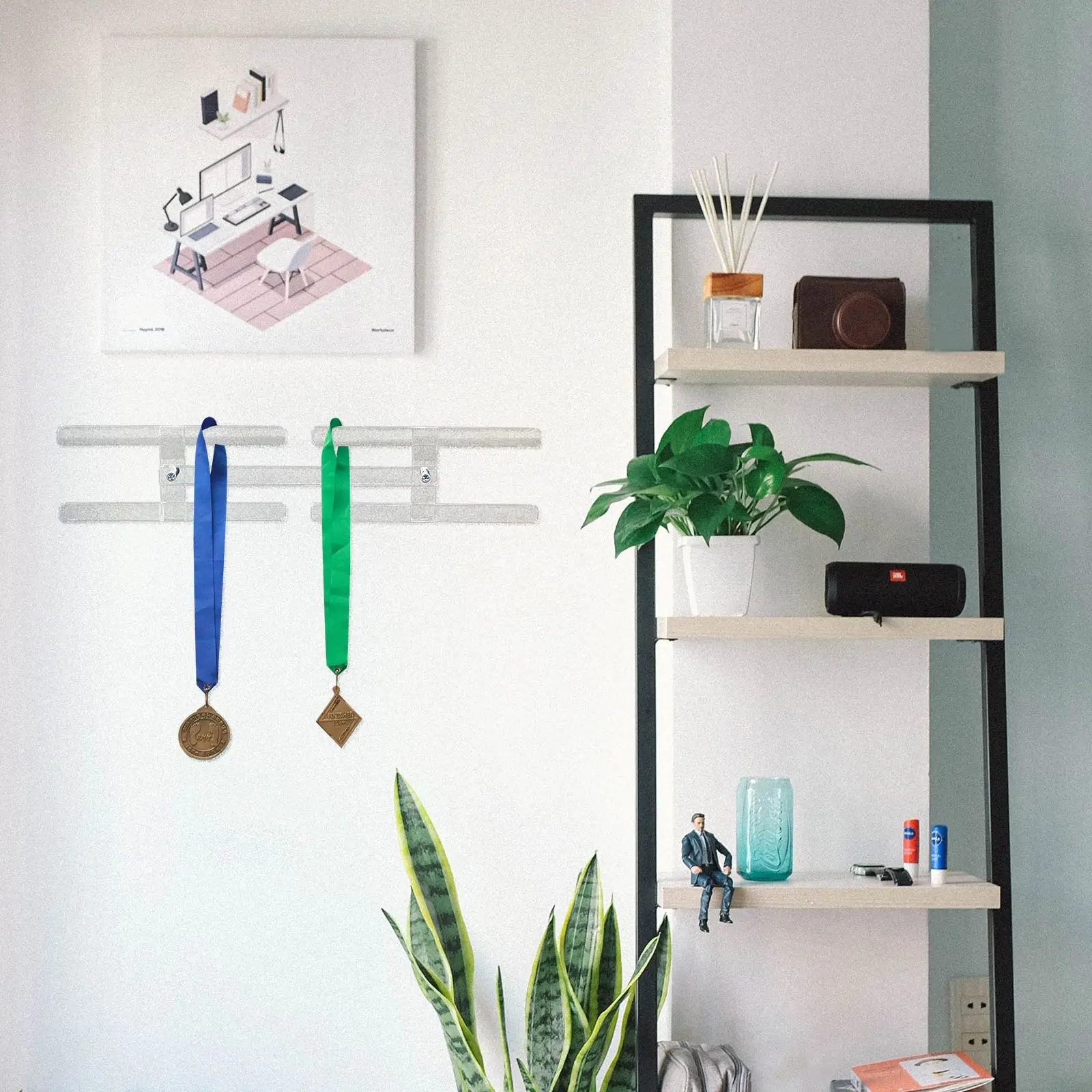 

Display Stand Creative Plate Display Rack Household Medal Holder Wall Decor