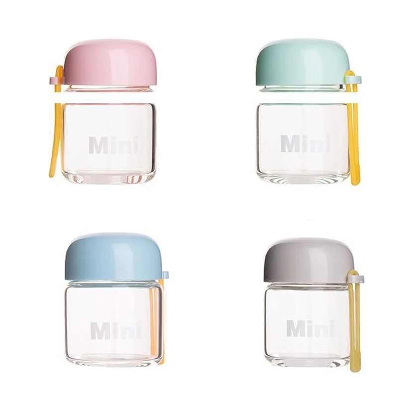 150 мл стеклянная бутылка для воды Корейская популярная портативная школьная и