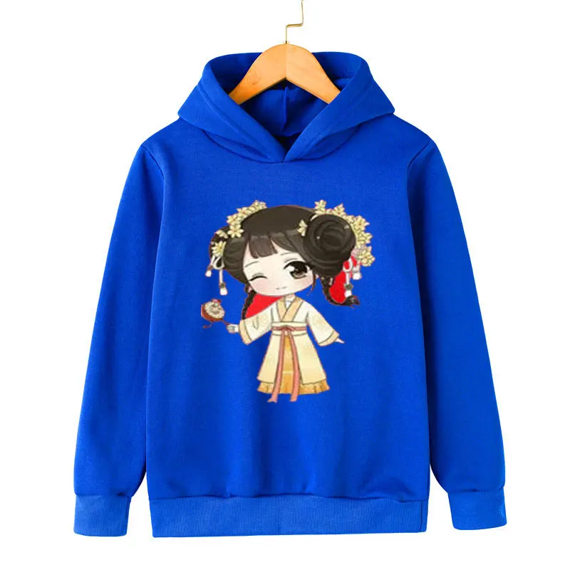 

2022 new children's 4-14 years fleece sweater girls spring hoodie children's cotton tops fashion sports children's sweatshirts