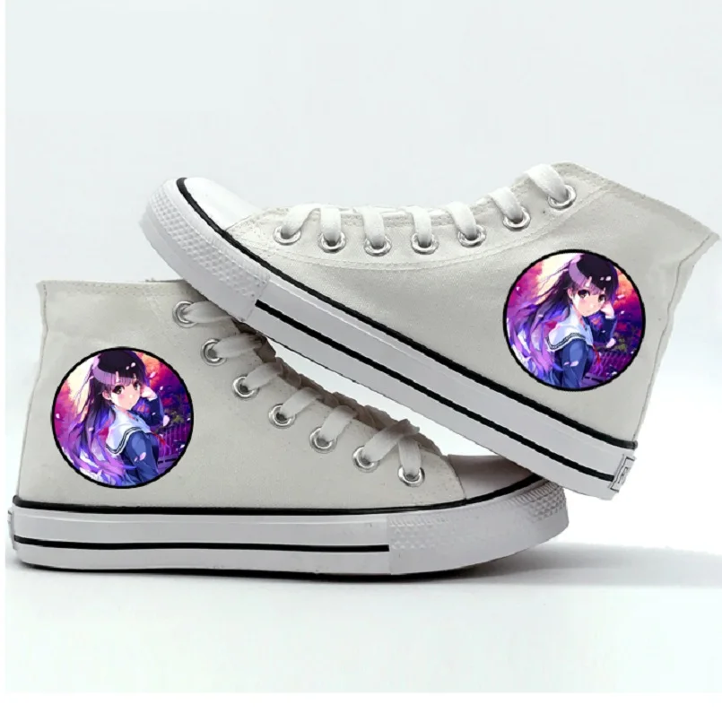 

Anime Cos saenai heroine no sodate-kata Cosplay Aki Tomoya Katou plimsolls canvas shoes saenai Rope Soled Shoes