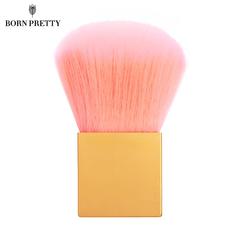 Градиентная розовая щетка для очистки ногтей от пыли мягкое акриловое