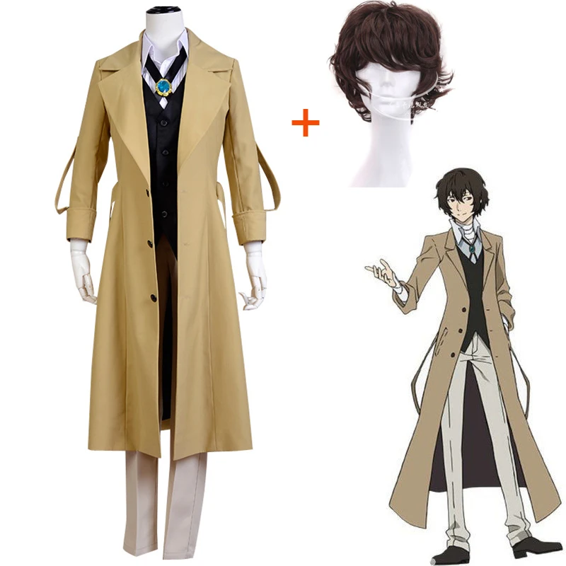 Новинка Аниме Банго бродячие псы дазай Осаму Карнавальный костюм для косплея на