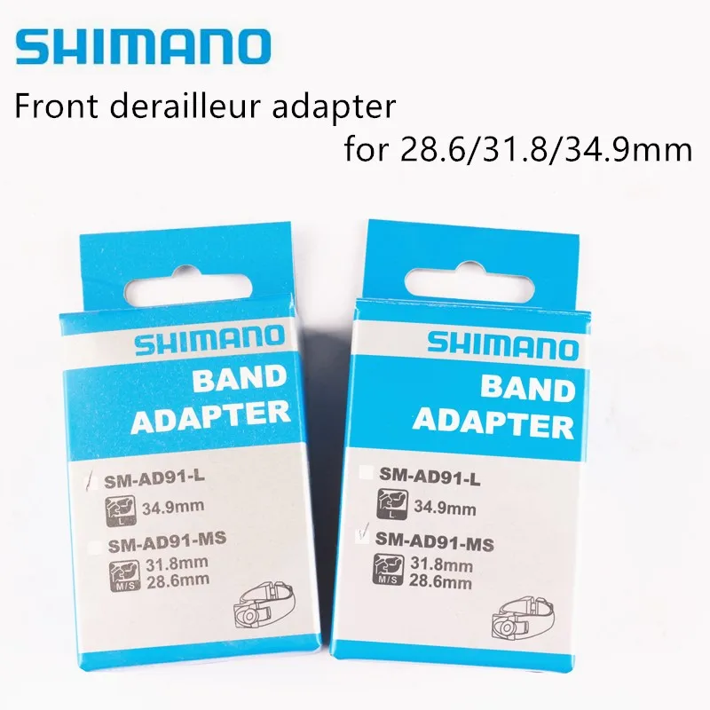 

SHIMANO SM-AD91-MS AD91-L Front Derai Front Derailleur Band Adapter Road Bike 28.6mm/31.8mm/34.9mm Original Product