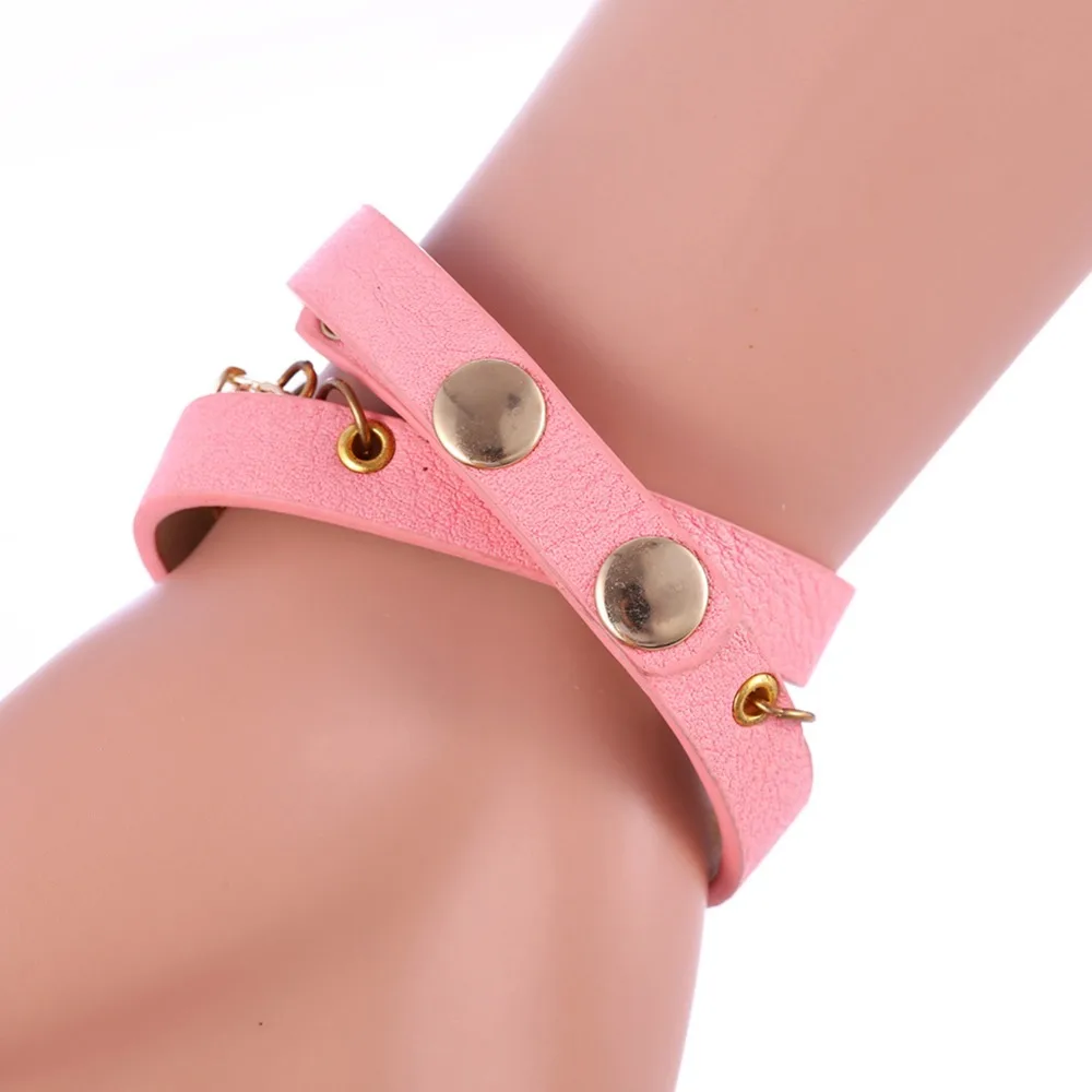 Модные роскошные женские часы Стразы с жемчугом кожаным браслетом корпус из